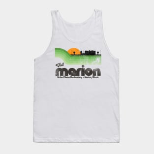 Visit United States Penitentiary of Marion Prison Retro Tourist Souvenir Tank Top